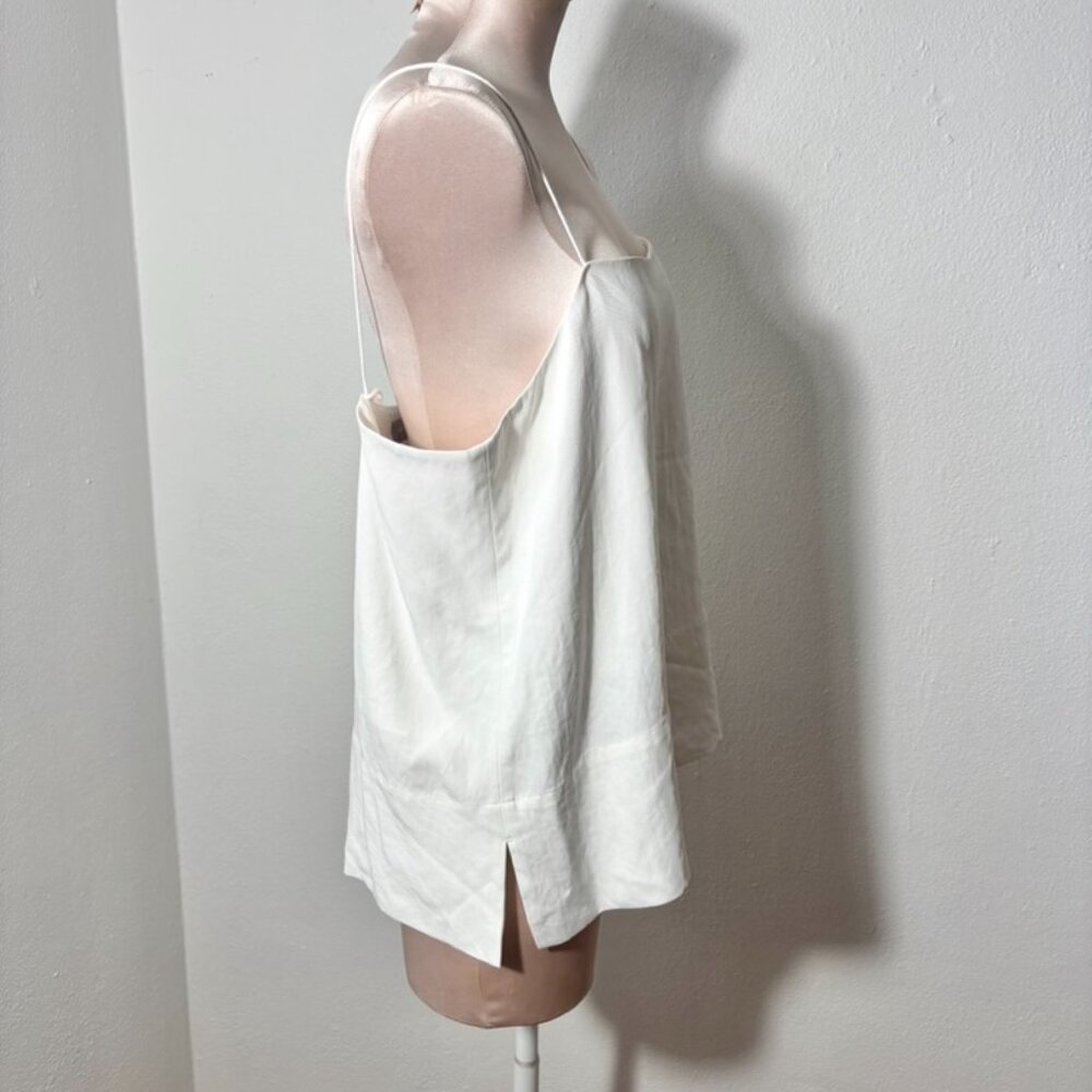 Everlane Womens Size 12 Boxy Camisole Tank Top White Essential Classic - Picture 4 of 10